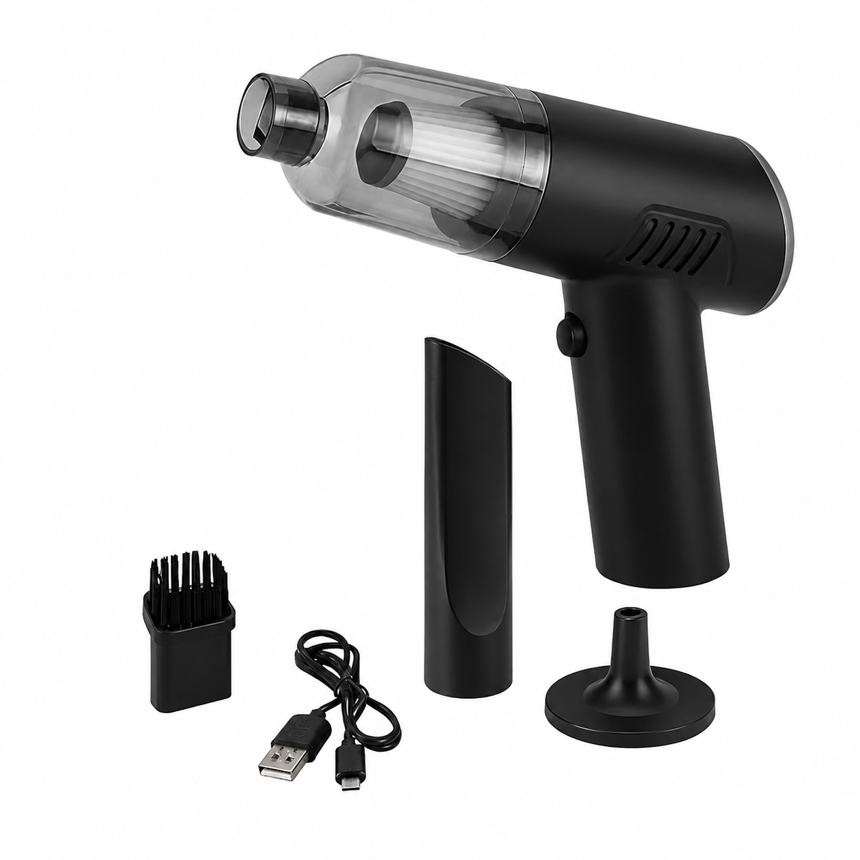 TurboClean™ 3-in-1 Cordless Vacuum Cleaner Powerful Suction • Air Blower • USB Rechargeable • Lightweight